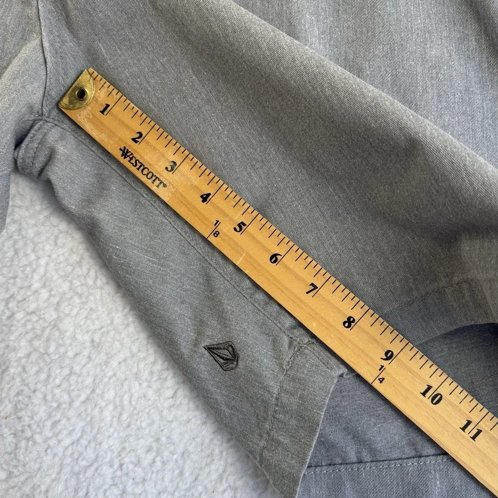 Volcom Skate Board‎ Bermuda Shorts Mens Size 40 Gray Mid Rise 9